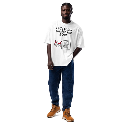 get the amazing let's think outside the box tee